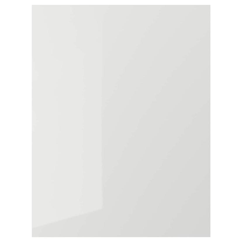 RINGHULT — накладная панель, глянцевый светло-серый, 62x80 см