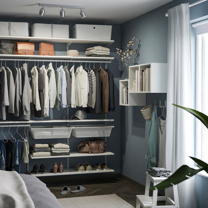 RÖKFRI — потолочный софит, 3 лампы, цвет алюминия