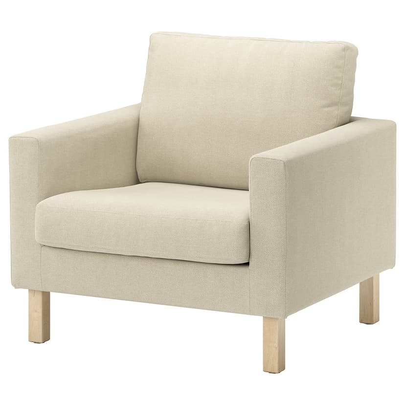 SALTSJÖBADEN — Pokrycie fotela, Fridtuna jasnobeżowy,