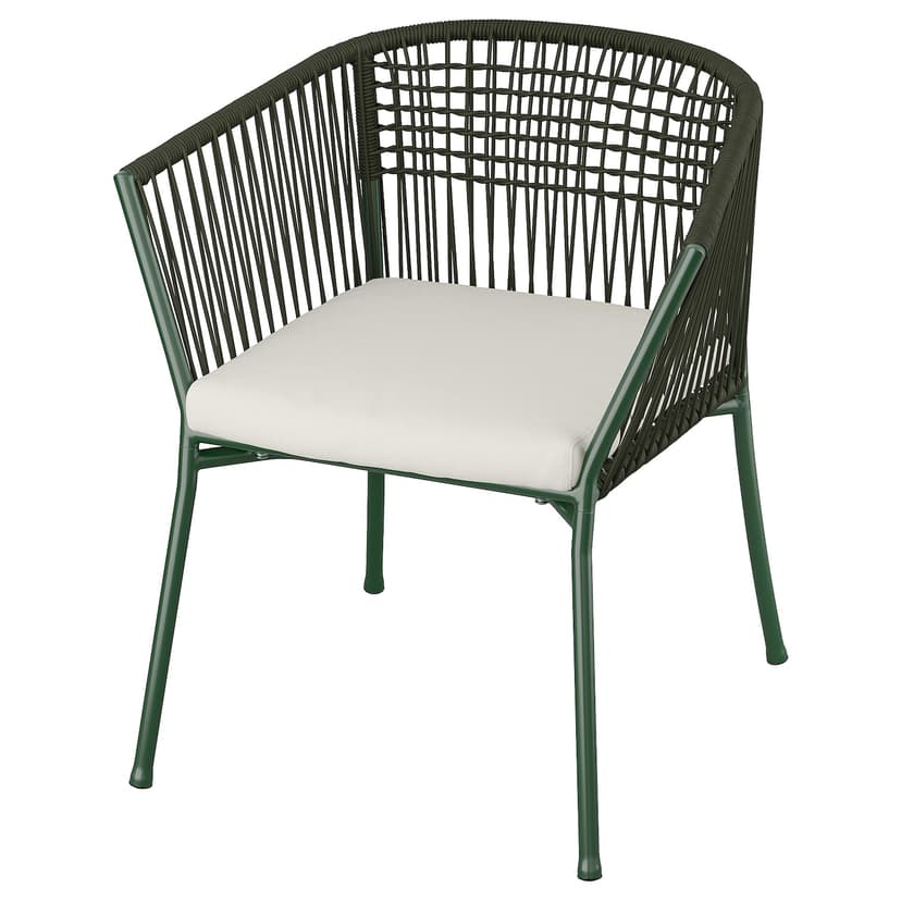 SEGERÖN — садовое кресло, темно-зеленый/Frösön/Duvholmen бежевый
