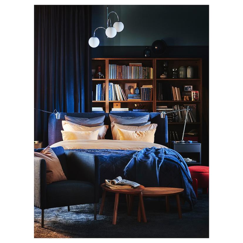 SIMRISHAMN — Подвесной светильник, трехрожковый, хромированное/опаловое белое стекло.