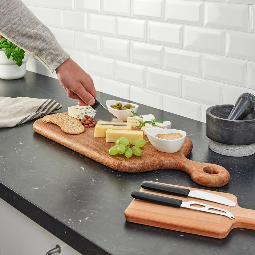 SKÄRLÅNGA — нож для сыра, 3 шт., нержавеющ сталь/черный