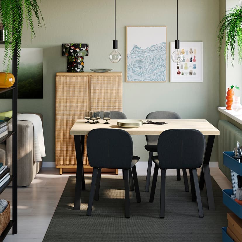 SKÅLSTA — стол и 4 стула