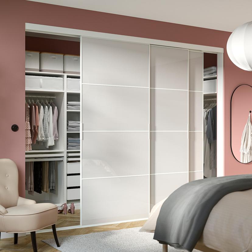 SKYTTA / HOKKSUND — Набор раздвижных дверей, 301x240 см