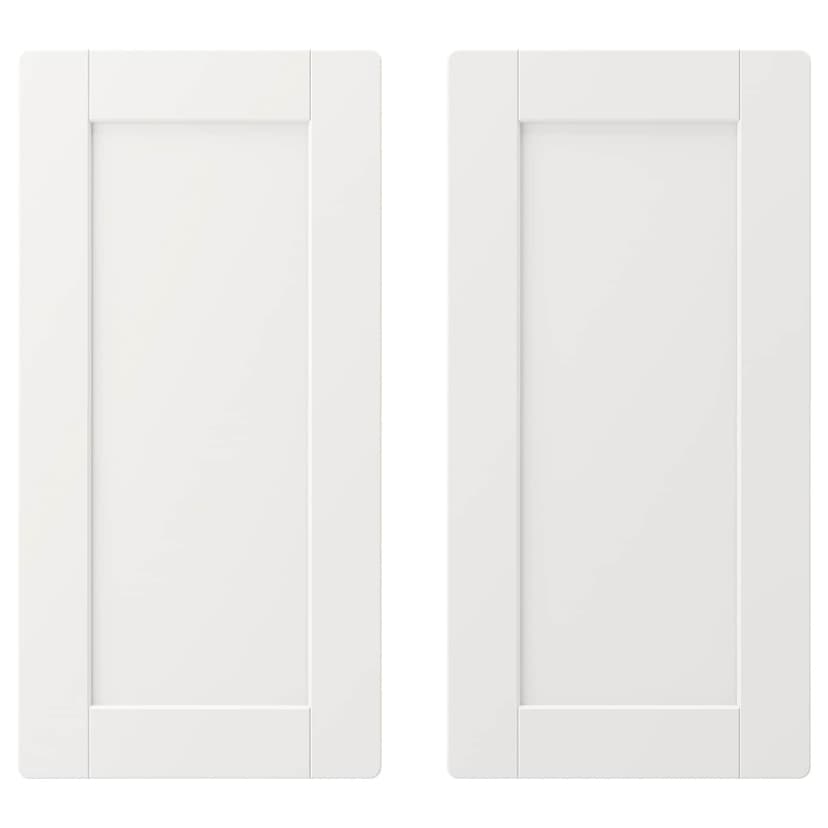 SMÅSTAD — дверь, белый/с рамой, 30x60 см