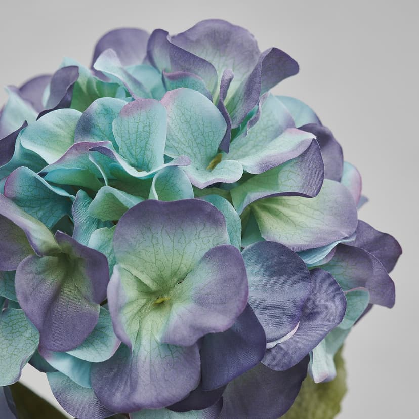 SMYCKA — Sztuczny kwiat, do wewnątrz/na zewnątrz/hortensja niebiesko-liliowy,