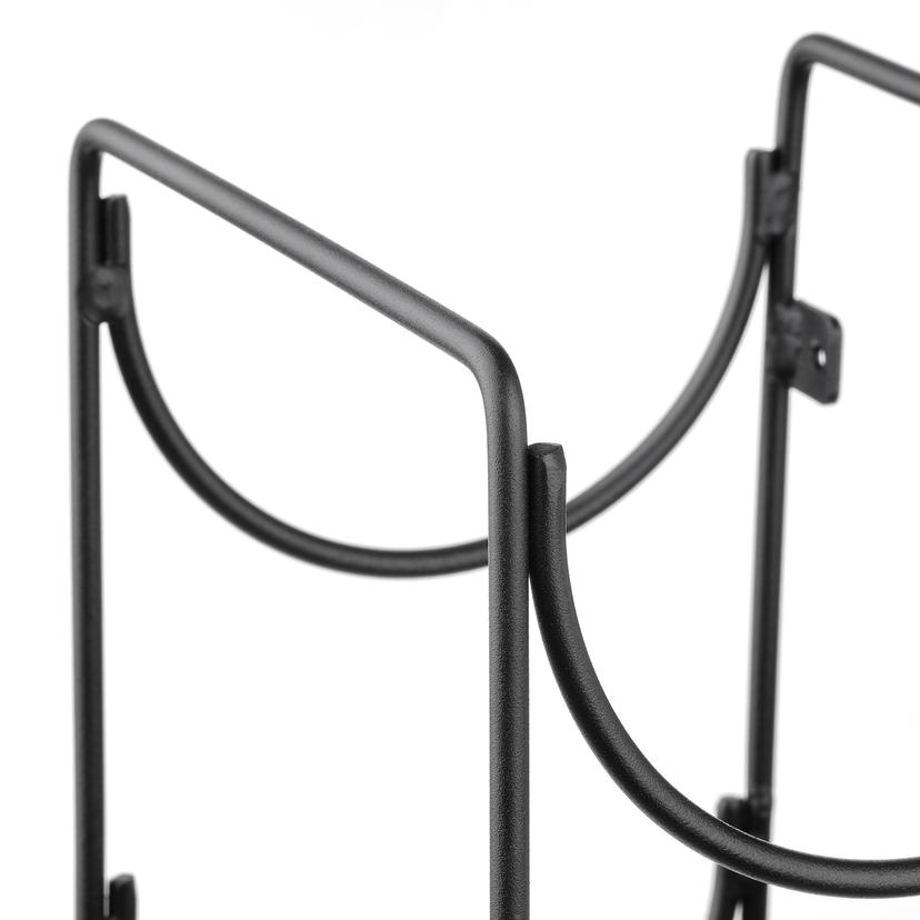 SNÖSPIRA — Винная полка на 4 бутылки, черная