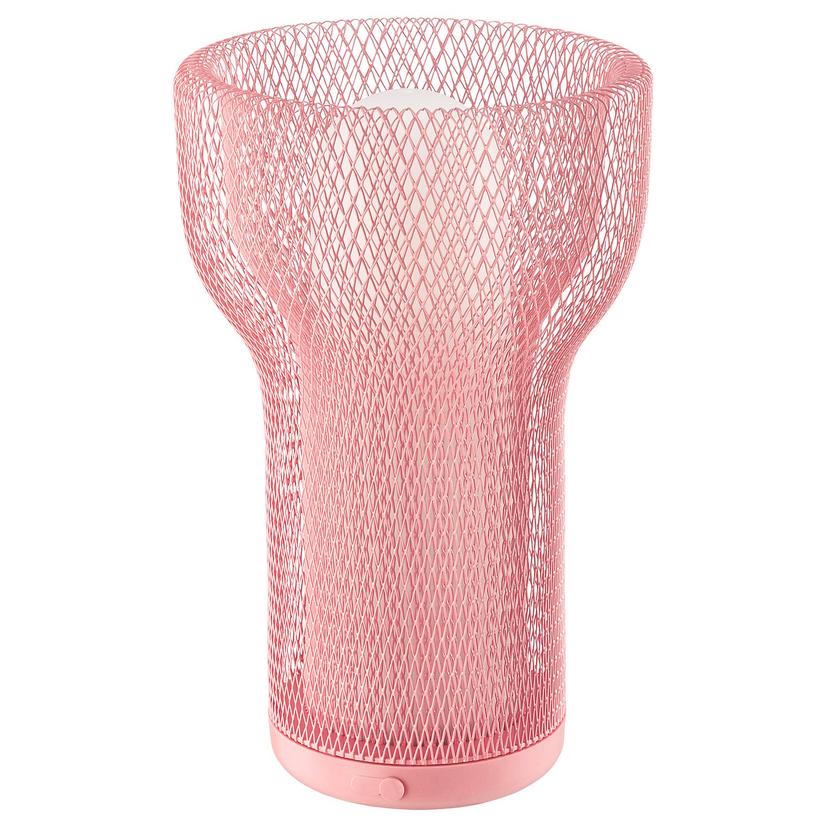 SOLVINDEN — Oświetlenie dekoracyjne LED, na baterie siatka/na zewnątrz różowy,