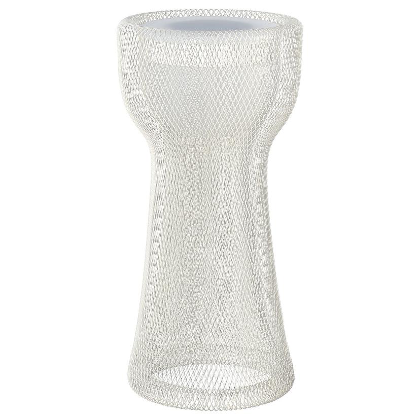 SOLVINDEN — Ozdobna lampa podłogowa LED, na baterię słoneczną/siatka beżowy,