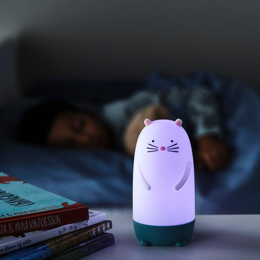 SPIKEN — светодиодный ночник, «выдра» разноцветный, 13 см