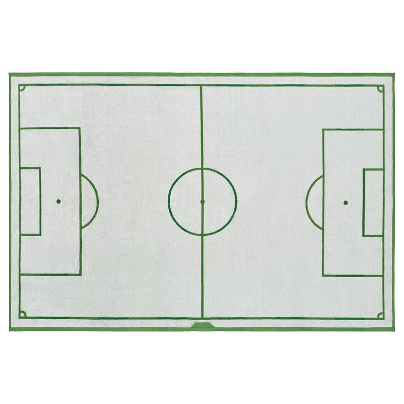 SPORTSLIG — Ręcznik kąpielowy, zielony/boisko piłkarskie,