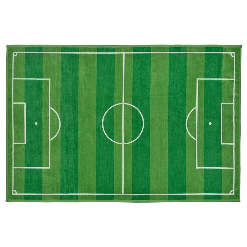 SPORTSLIG — Ręcznik kąpielowy, zielony/boisko piłkarskie,