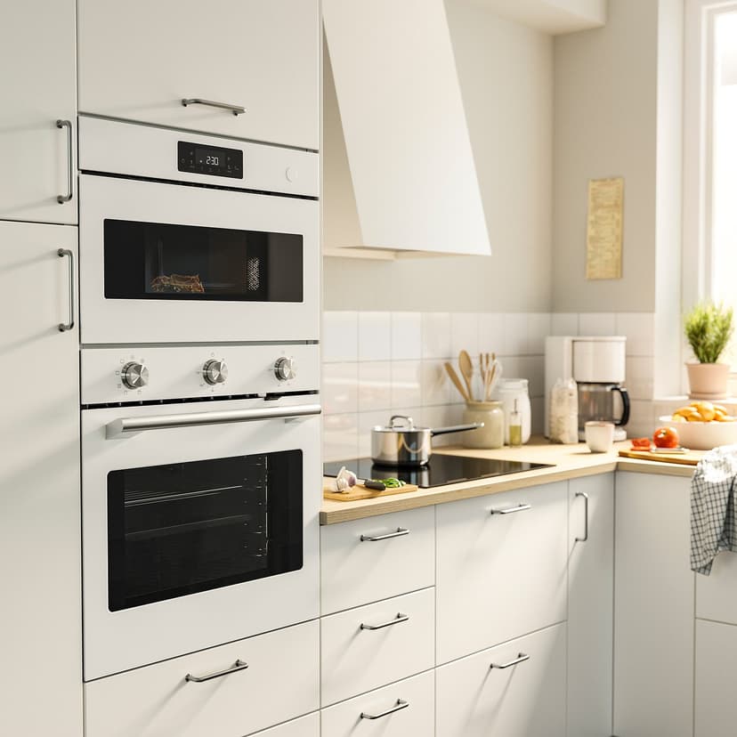 STENABY — Kuchenka mikrofalowa do zabudowy, IKEA 300 biały,