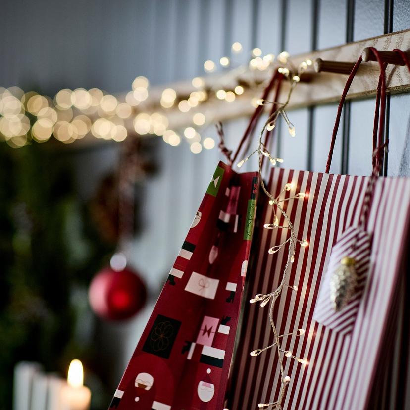 STRÅLA — Светодиодная световая цепь на 160 лампочек.,