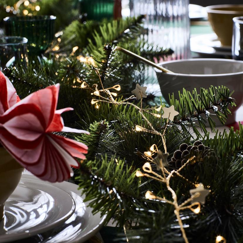 STRÅLA — Светодиодная гирлянда, 80 лампочек,