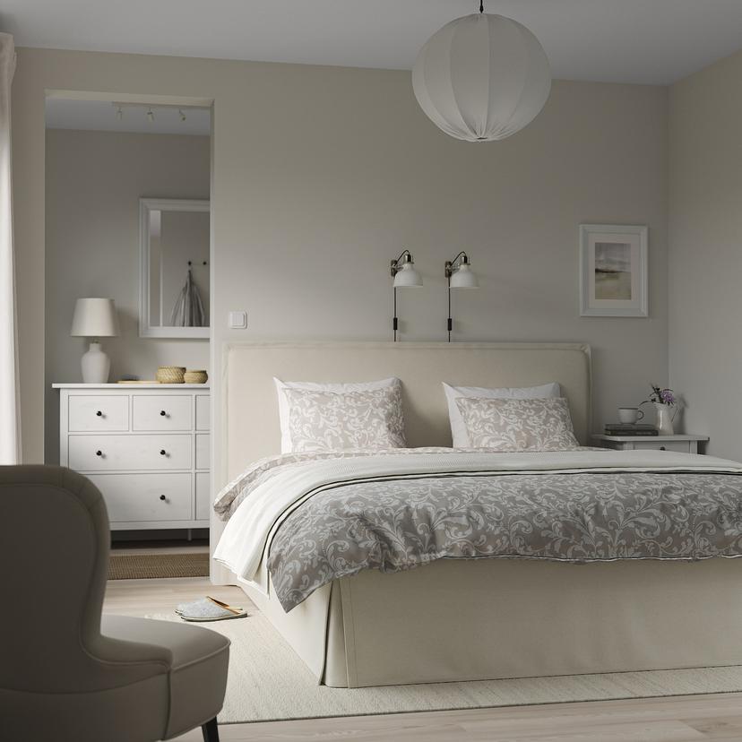 TÄRNKULLEN — каркас кровати с обивкой