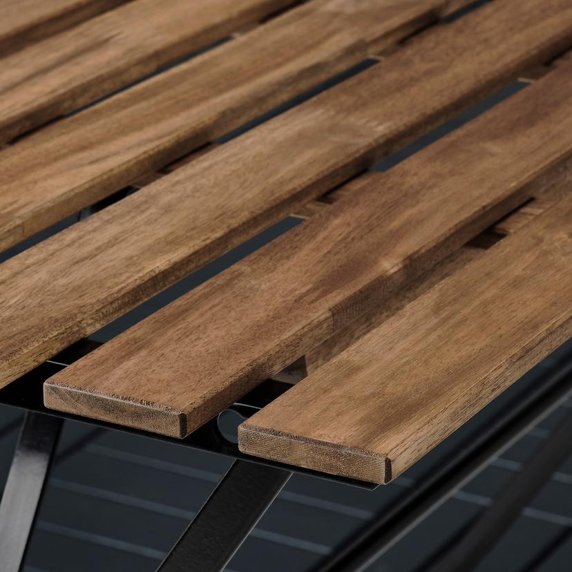 TÄRNÖ — Стол, садовый, черно-светло-коричневая морилка