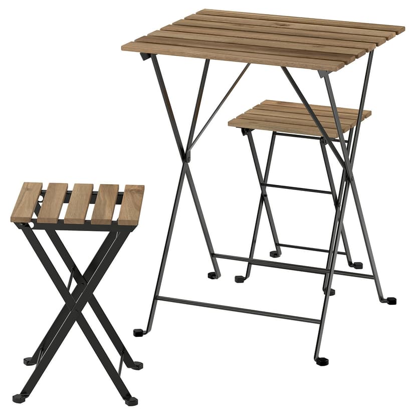 TÄRNÖ — Stół ogrodowy i 2 stołki, składany/składany,