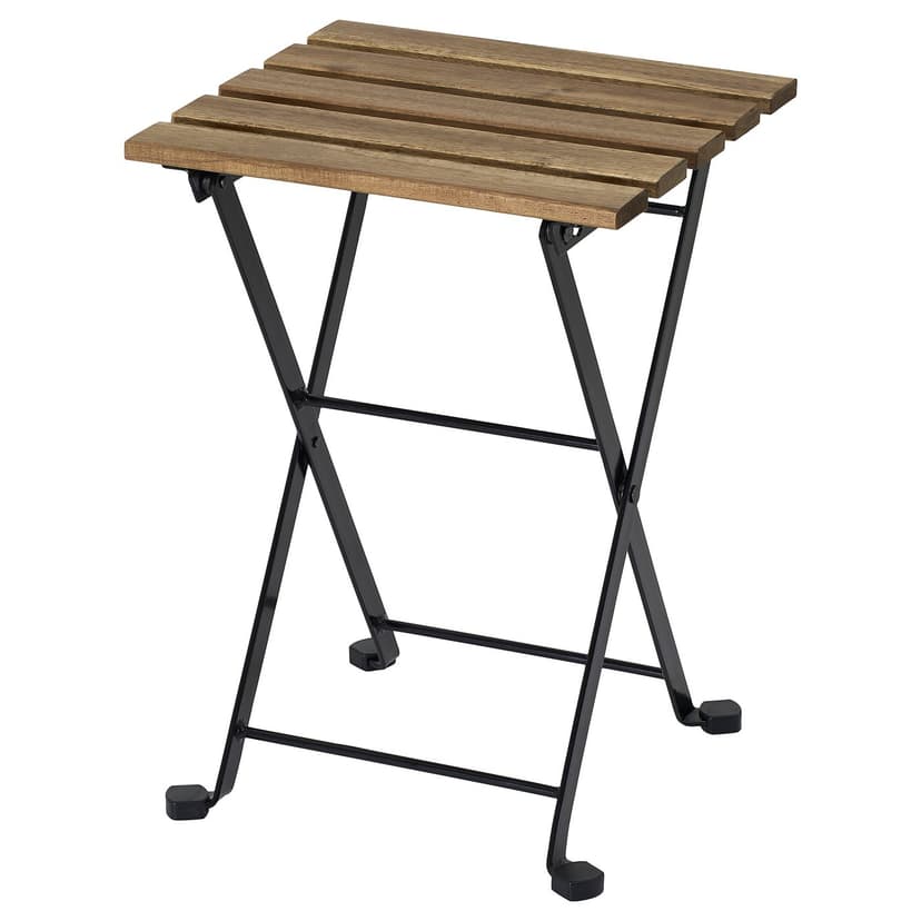 TÄRNÖ — табурет, черный/светло-коричневая морилка, 30x42 см