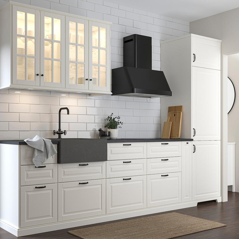 TALLSJÖN — мойка с видимой фронтальной стенкой, темно-серый/под камень, 60x65 см