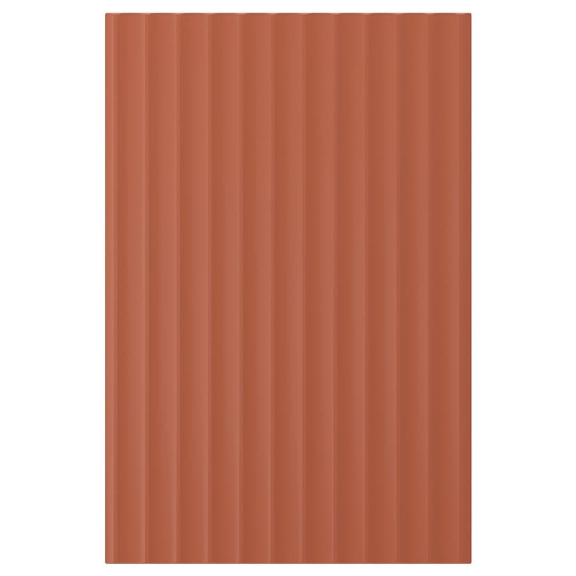 TERRSJÖ — Drzwi, czerwonobrązowy falista faktura,