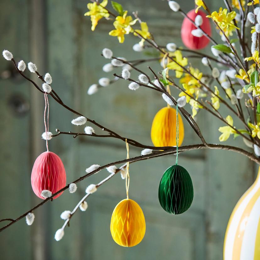 TJÄRLEK — Dekoracja wisząca, Jajko/różne kolory,