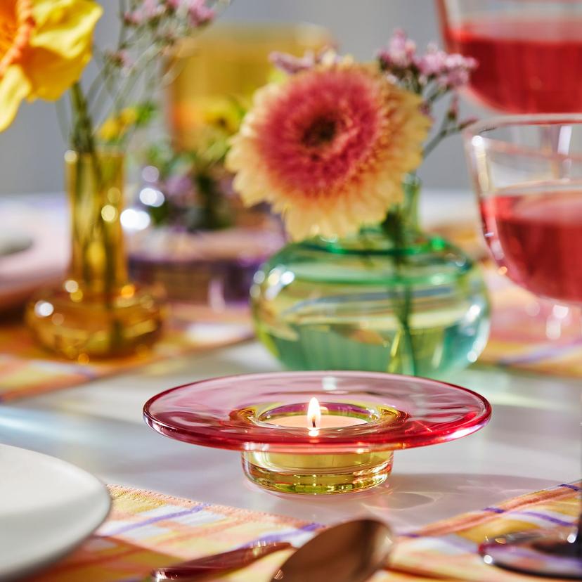 TJÄRLEK — подсвечник для греющей свечи, разноцветный, 3 см