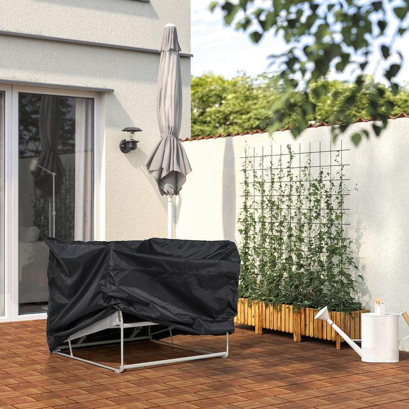 TOSTERÖ — Чехол для садовой мебели, диван/черный