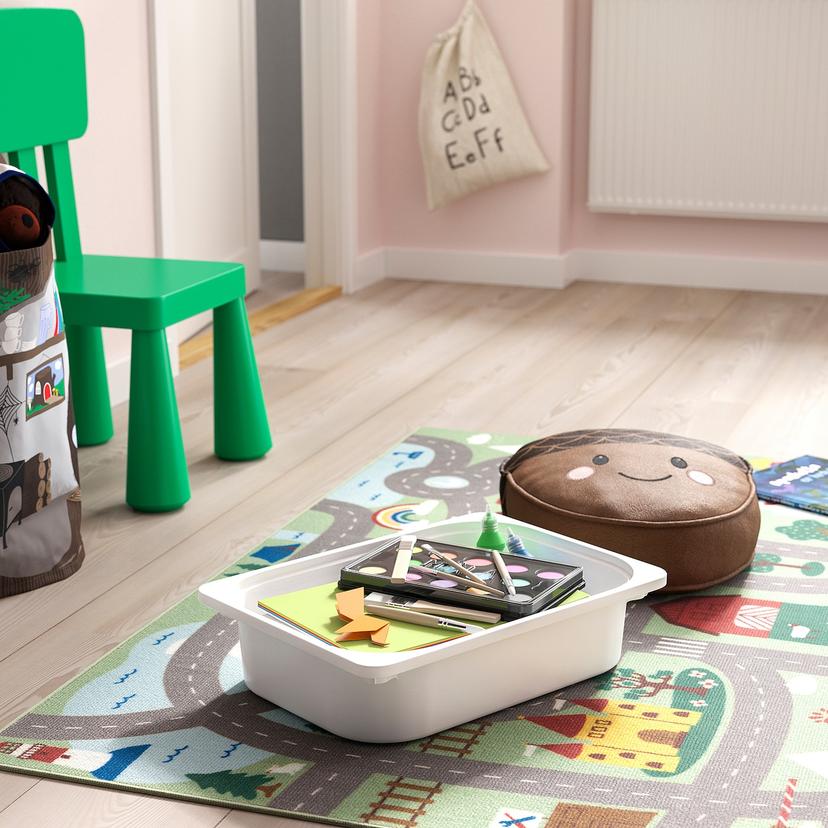 TROFAST — Стеллаж с контейнерами, 44x30x91 см