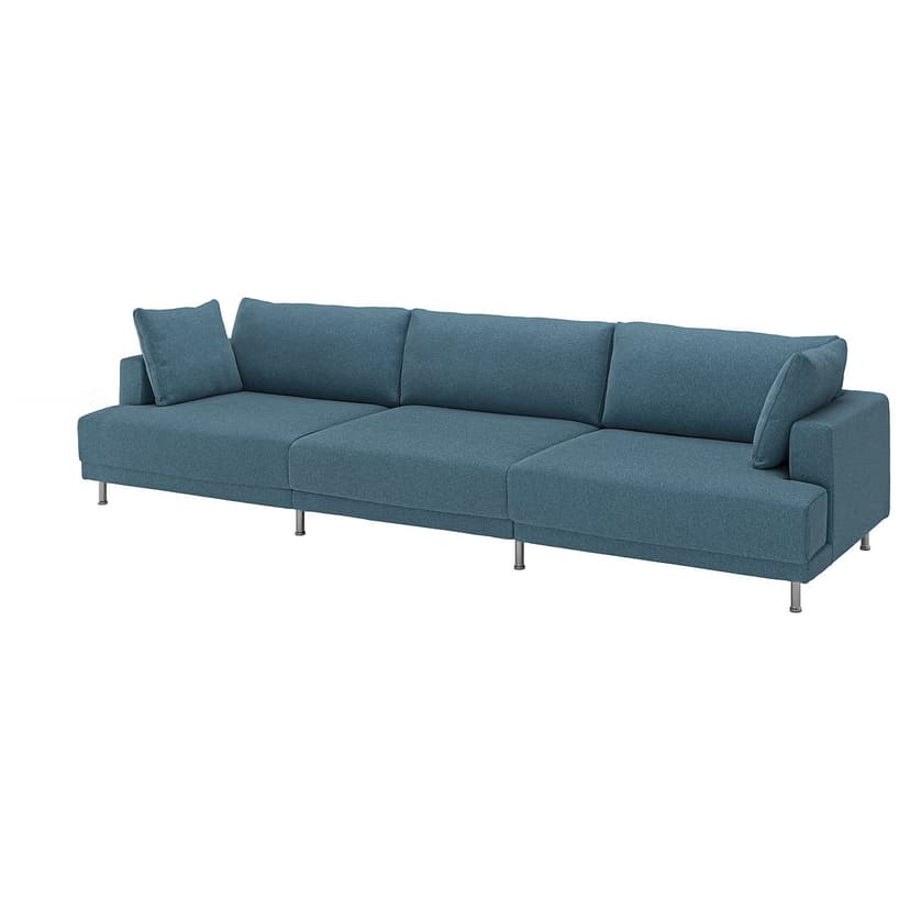 UPPÅKRA — 4,5 osobowa sofa modułowa, Axvall ciemny szaroniebieski,