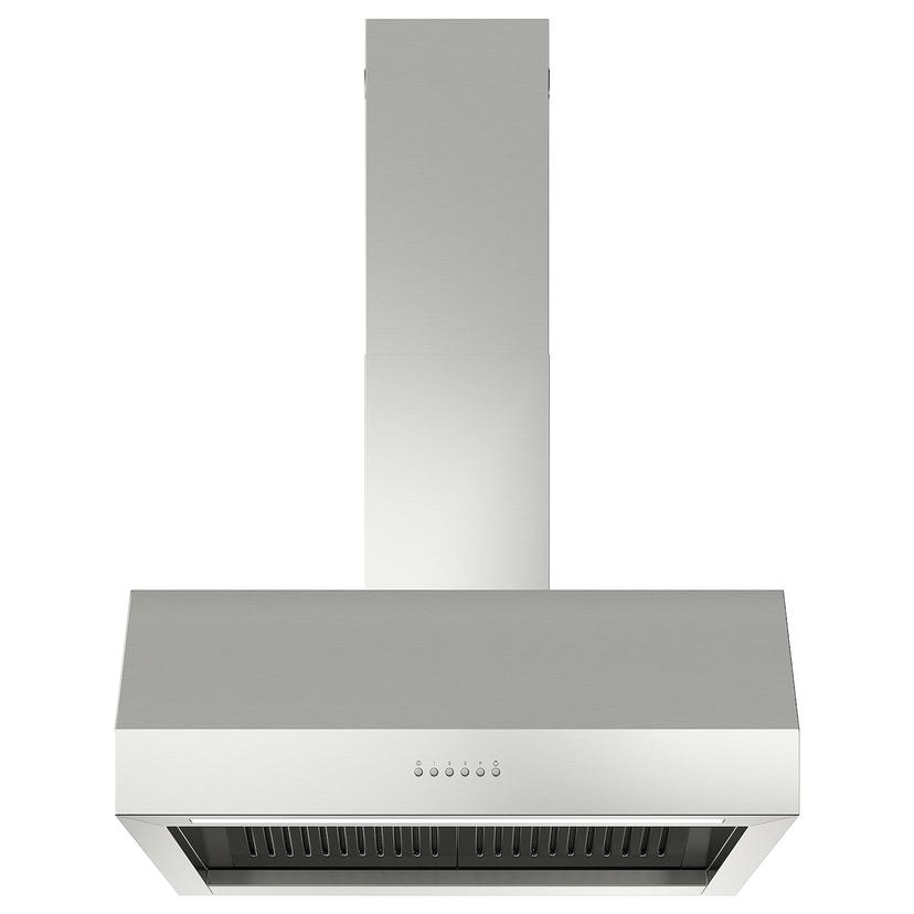 UPPFRISKANDE — вытяжка кухонная стен креп (колпак), цвет нержавеющей стали, 80 см