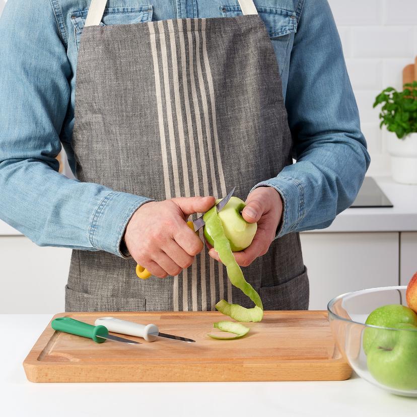 UPPFYLLD — Набор из 3 ножей для чистки овощей, разных цветов.