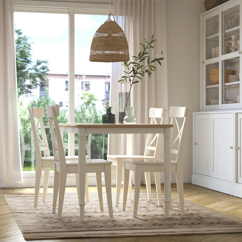 VÄGNÄT — ковер, безворсовый, белый с оттенком серый/ручная работа, 170x240 см