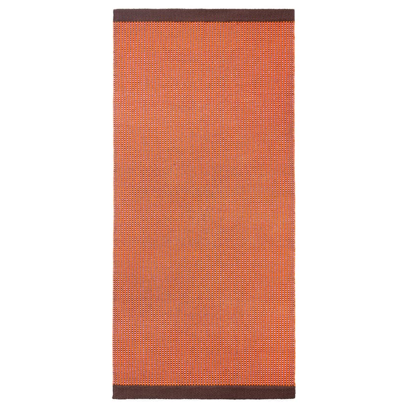 VÄGOMRÅDE — ковер, безворсовый, светлый оранжево-розовый, 80x150 см