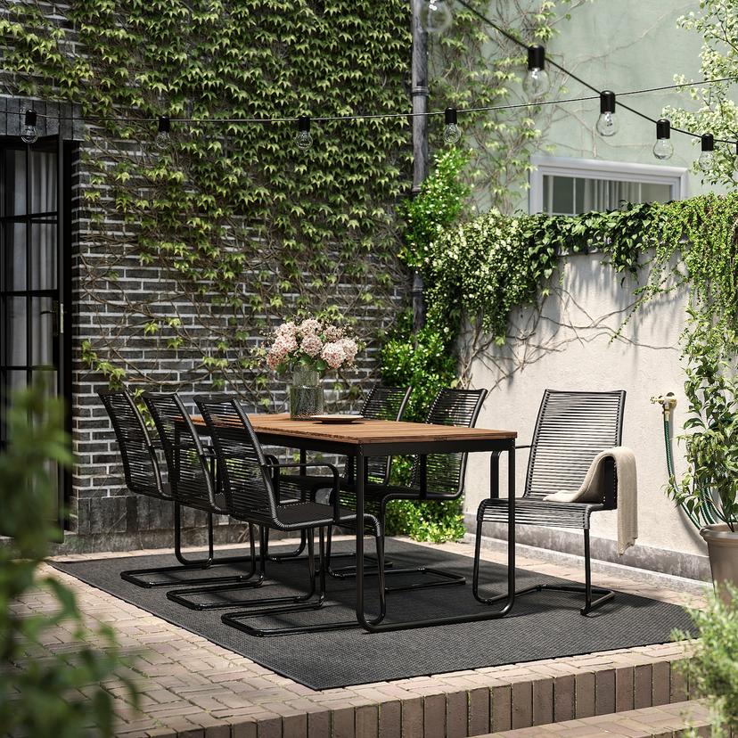 VÄSMAN / VÄSMAN — стол+6 кресел,д/сада