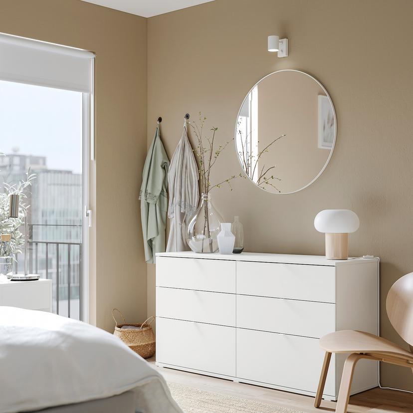 VIHALS — Комод, 6 ящиков, 140x47x75 см