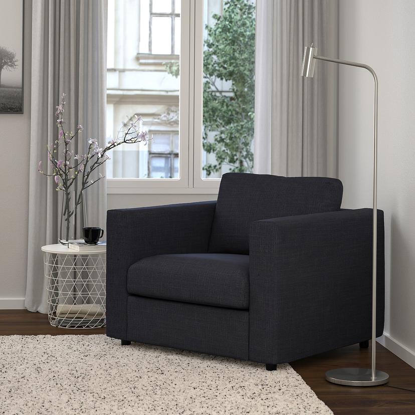 VIMLE — Fotel, Hillared antracyt,