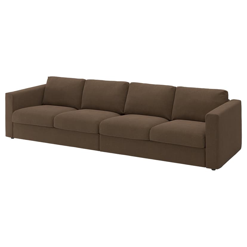 VIMLE — Sofa 4-osobowa, Mosshed ciemnobrązowy,