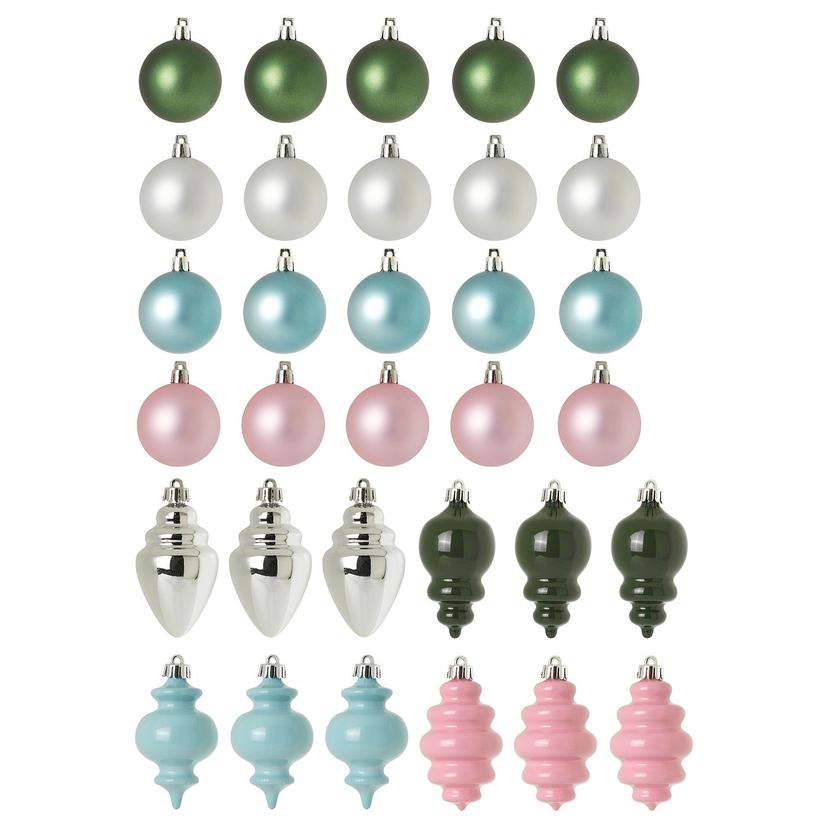 VINTERFINT — Набор елочных украшений из 32 шт.,