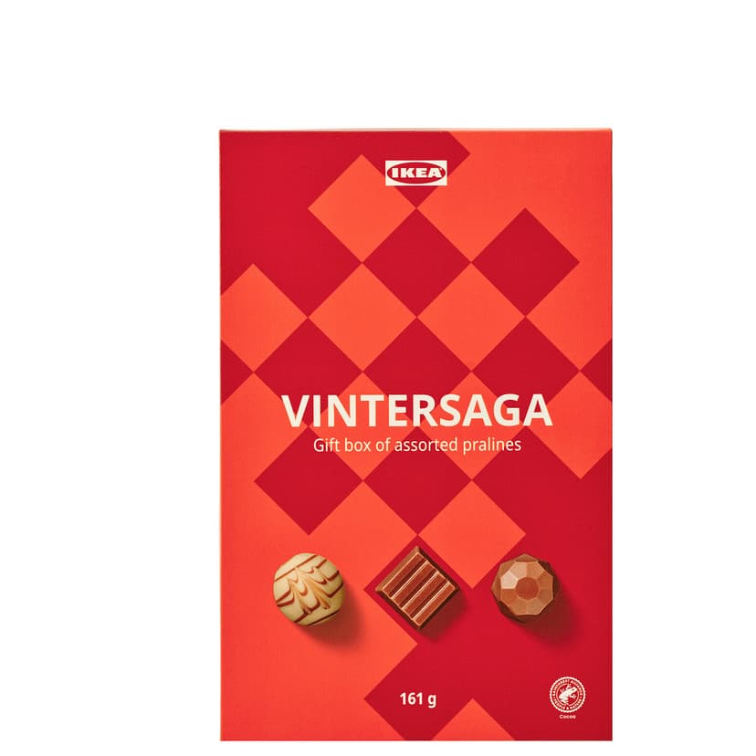 VINTERSAGA — Bombonierka, wybór pralinek z certyfikatem Rainforest Alliance,