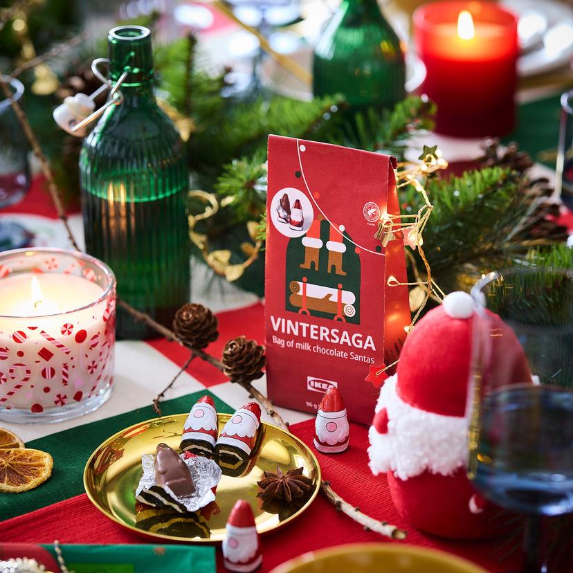 VINTERSAGA — Torebka czekoladowych mikołajów, 96 g
